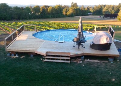 Cedar Deck built by Deck Designers LLC