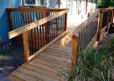 Cedar Deck built by Deck Designers LLC