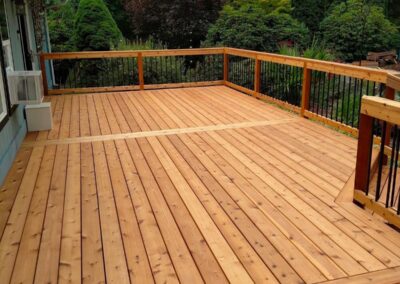 Cedar Deck built by Deck Designers LLC