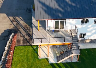 Composite Deck built by Deck Designers LLC