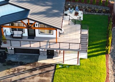 Composite Deck built by Deck Designers LLC