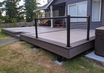PVC Deck built by Deck Designers LLC