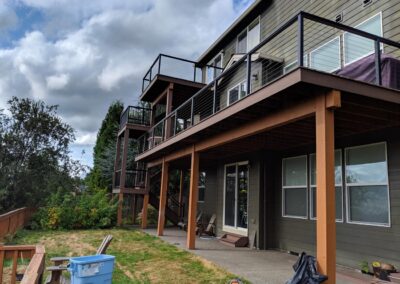 PVC Deck built by Deck Designers LLC