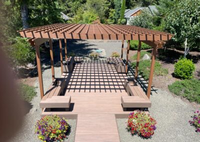 Pergola built by Deck Designers LLC
